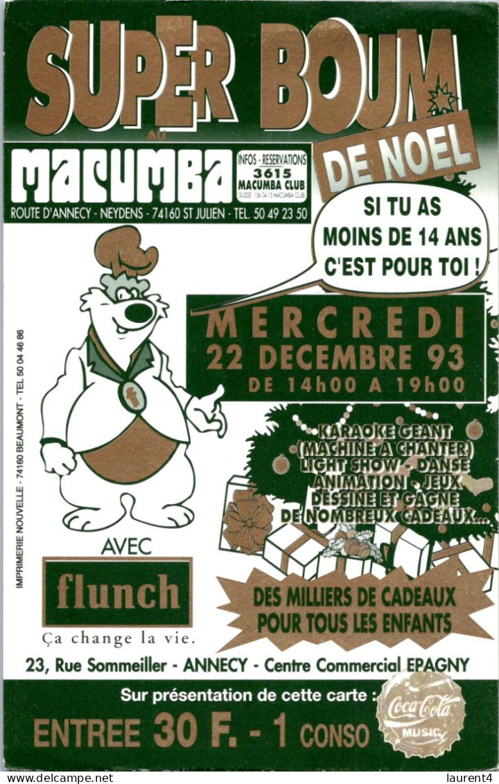 29-9-2023 (2 U 27) France - Superbom De Noël - 1993 (Annecy) - Danse