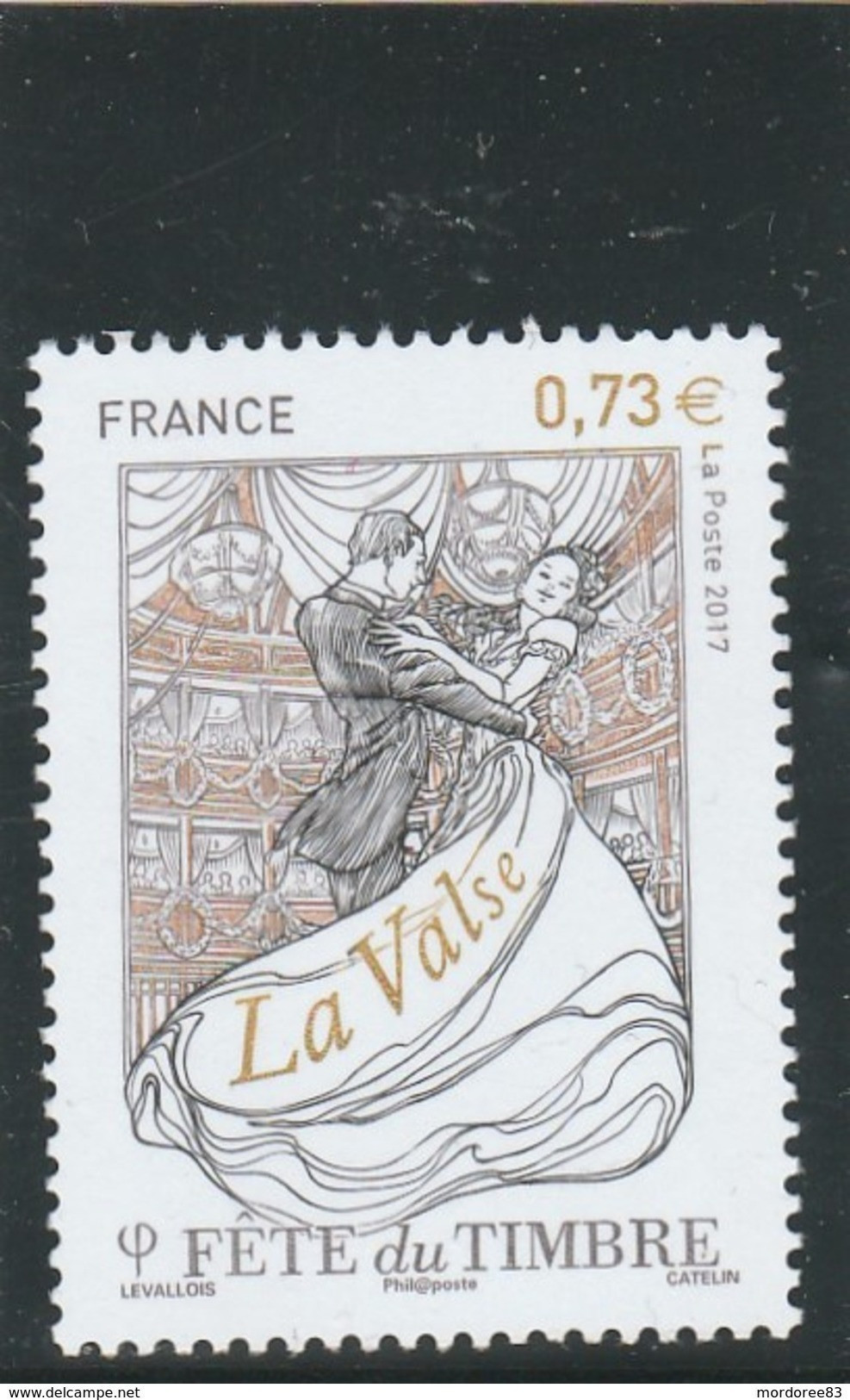 FRANCE 2017 FETE DU TIMBRE LA VALSE NEUF ** - MNH - YT 5130 - - Neufs