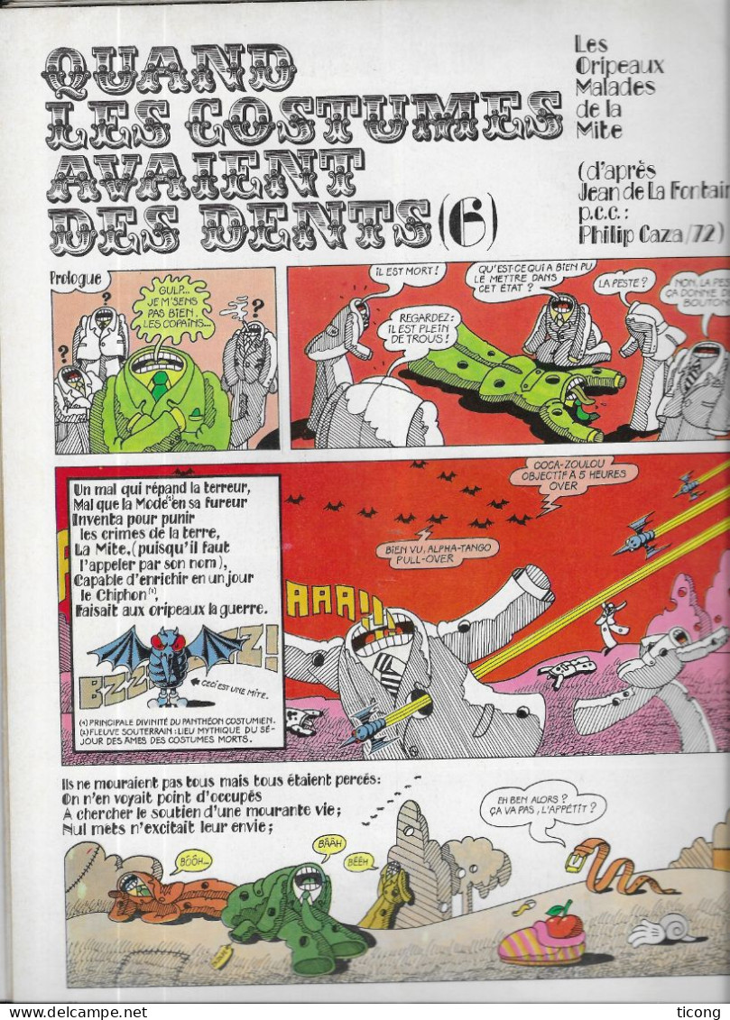 BD PILOTE 1972 NUMERO 643  -CHACUN SONT TRUC DE REISER, GRANDE GUEULE GUY LUX, VALERIAN, GREG, TARDI, PELAPRAT, AUCLAIR. - Pilote