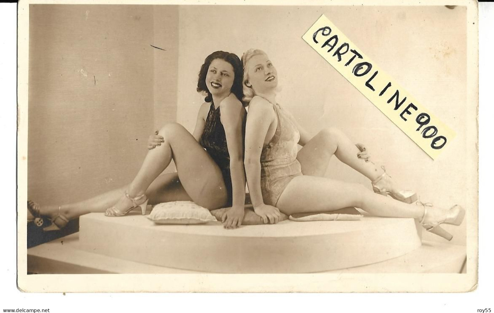 Pin Ups Veduta 2 Ragazze Pin Up Anni 20 30 (formato/piccolo/tipo Foto/v.retro) - Pin-Ups