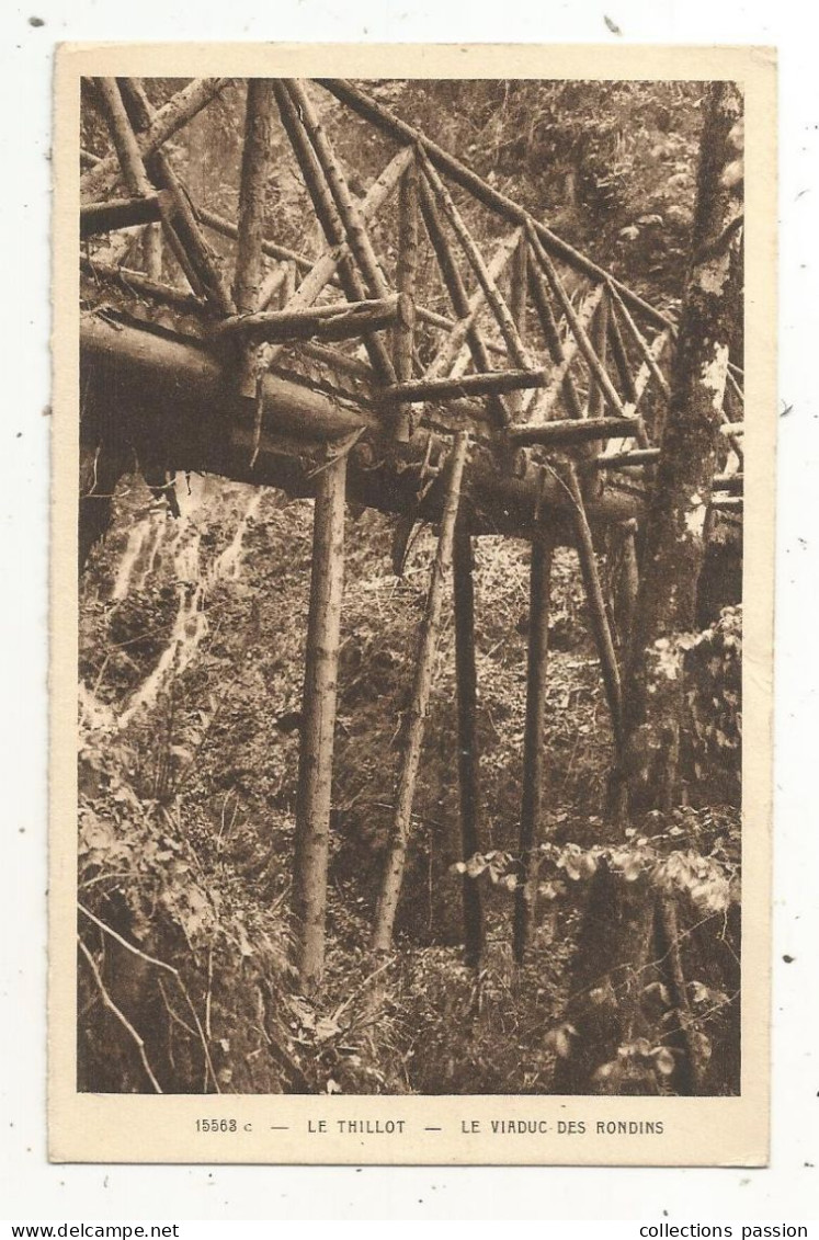 Cp, 88, LE THILLOT, Le Viaduc Des Rondins, écrite 1937 - Le Thillot