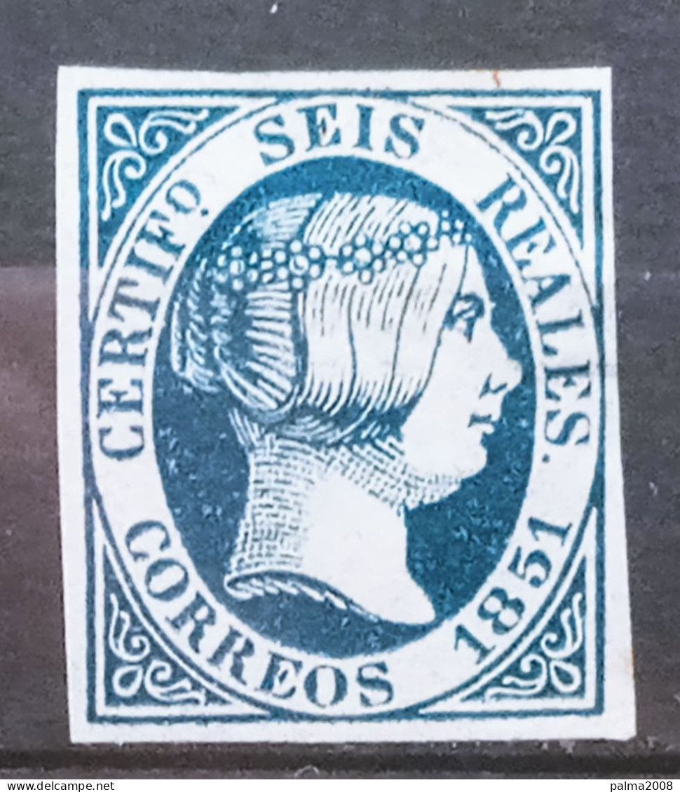 ESPAÑA - EDIFIL Nº 10 ¡¡ FALSO SEGUI !! NUEVO SIN GOMA ISABEL II AÑO 1851 - VER 2 FOTO(W) - Probe- Und Nachdrucke