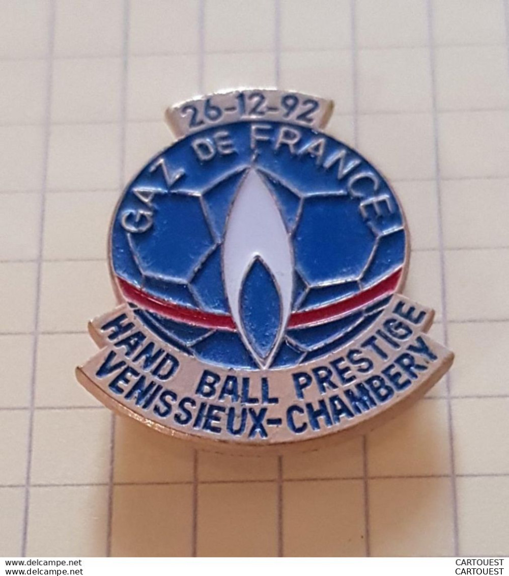 SPORT G.D.F. 26/12/92 GAZ De FRANCE HAND BALL Prestige VENISSIEUX  CHAMBERRY - Balonmano