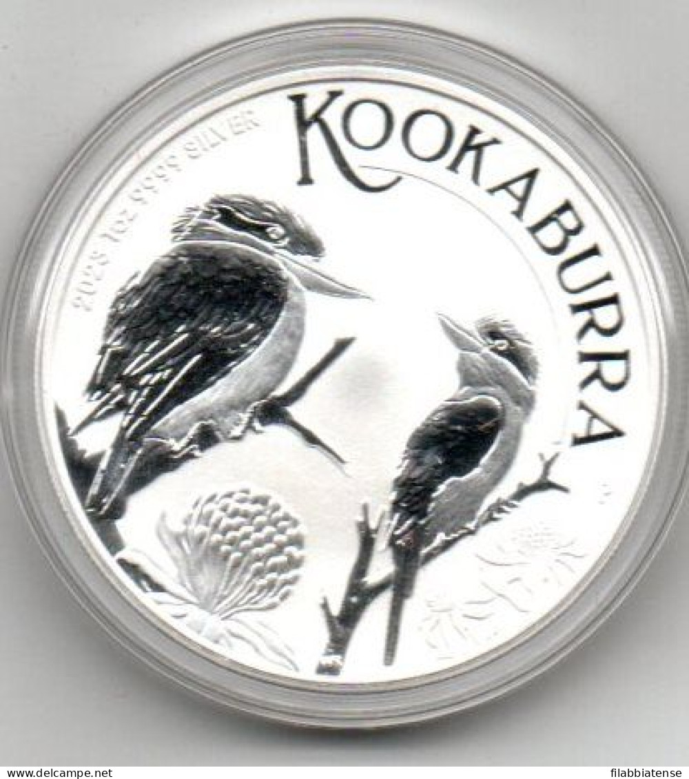 2023 - Australia 1 Dollar - Oncia Kookaburra     -------- - Silver Bullions