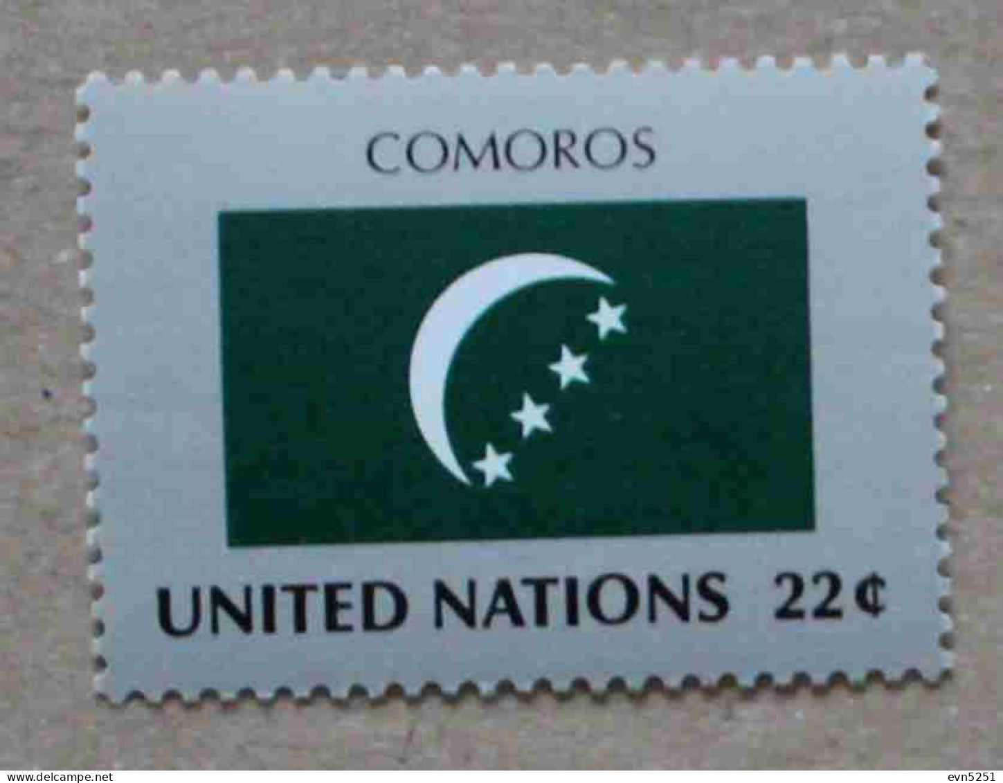 Ny87-02 : Nations-Unies (N-Y) / Drapeau Des Etats Membres De L'ONU - Comores - Neufs