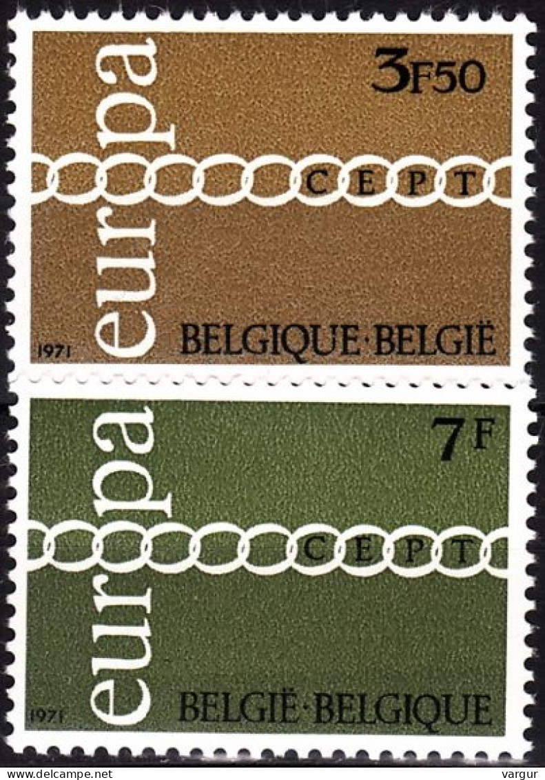 BELGIUM 1971 EUROPA. Complete Set, MNH - 1971