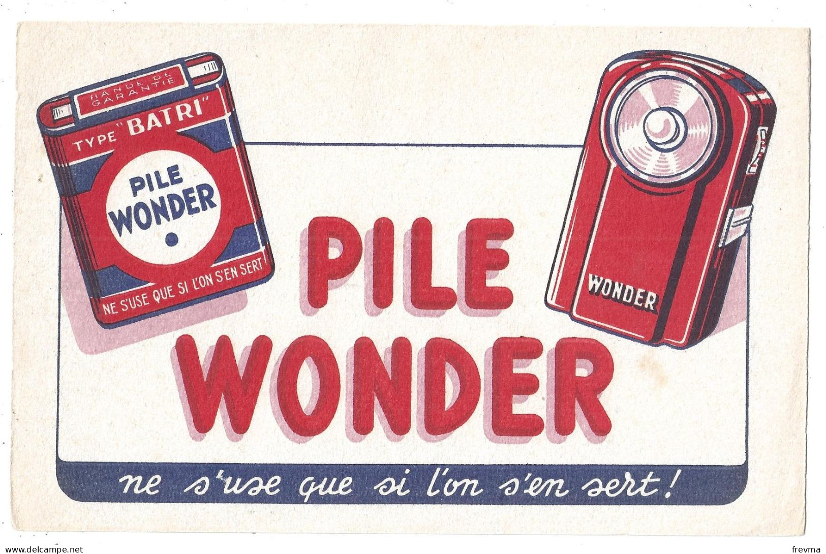 Buvard Pile Wonder - Batterijen