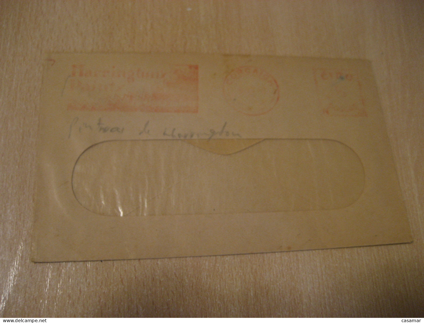 CORCAIGH Cork 1943 Harrington's Paints Meter Mail Cancel Cover IRELAND Eire - Lettres & Documents