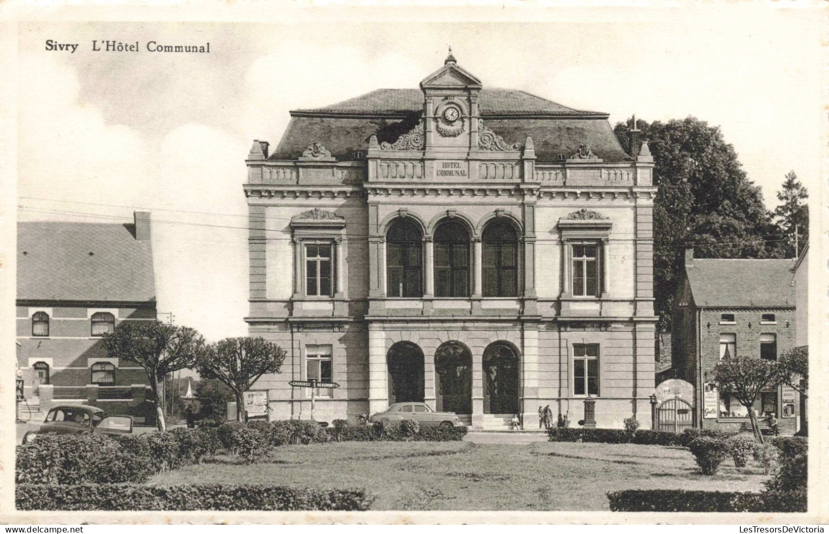 BELGIQUE - Sivry - L'Hôtel Comunal - Carte Postale Ancienne - Sivry-Rance