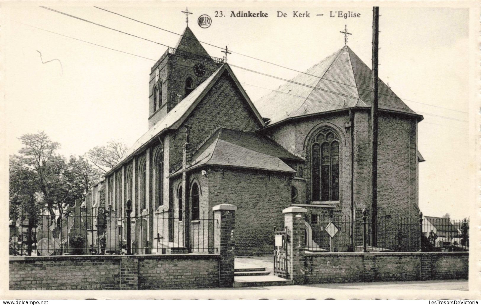 BELGIQUE - Adinkerke - De Kerk - L'Eglise -  Carte Postale Ancienne - De Panne