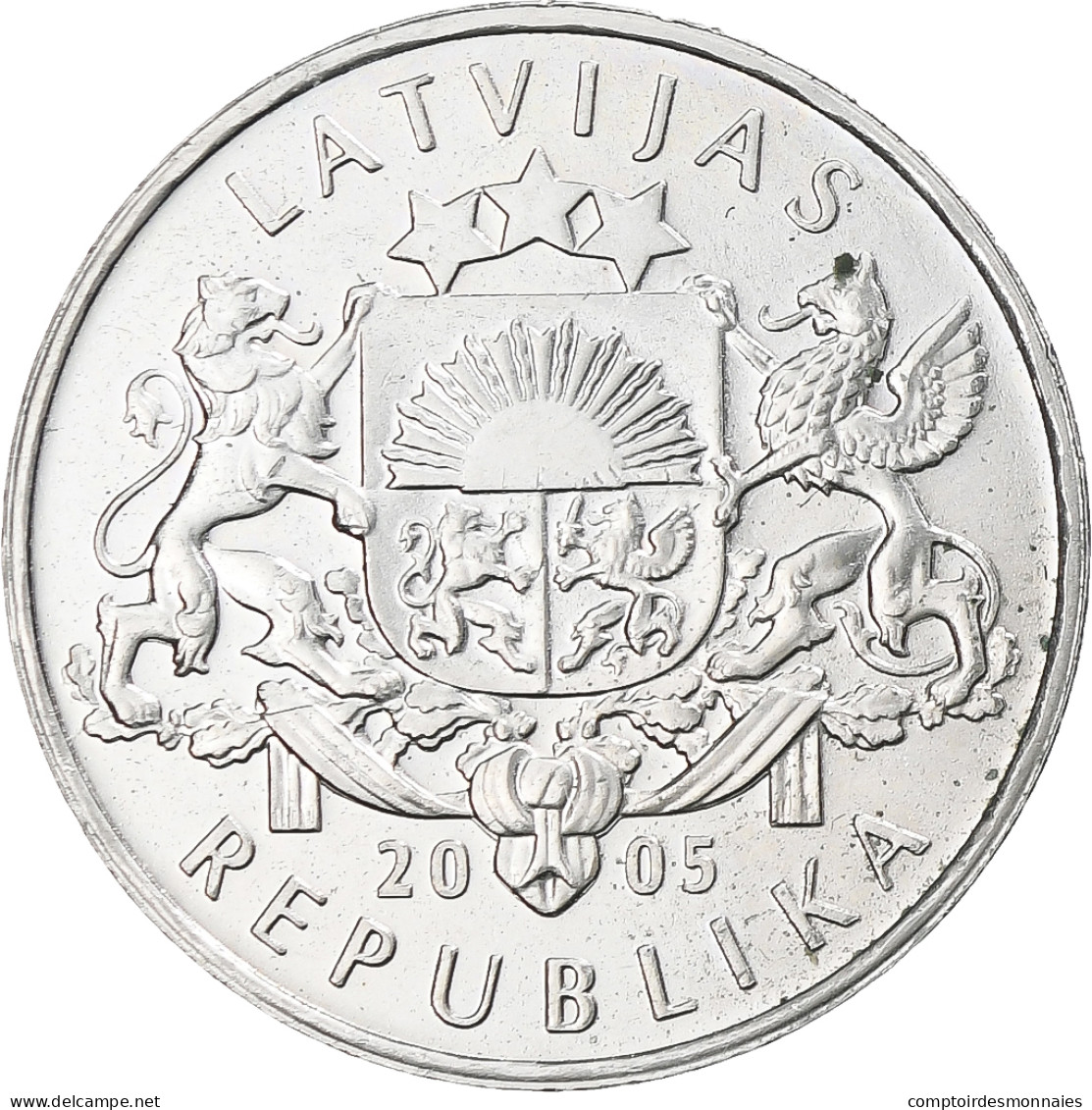 Monnaie, Lettonie, Lats, 2005, British Royal Mint, SPL, Cupro-nickel, KM:65 - Latvia