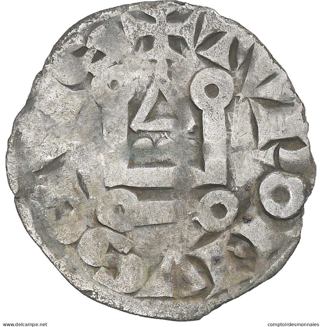 France, Louis IX, Denier Tournois, 1245-1270, TB+, Billon, Duplessy:193 - 1226-1270 Louis IX The Saint