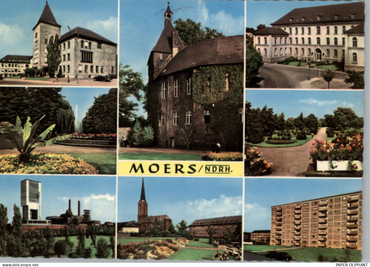 4130 MOERS, Mehrbild-AK, 1962 - Moers