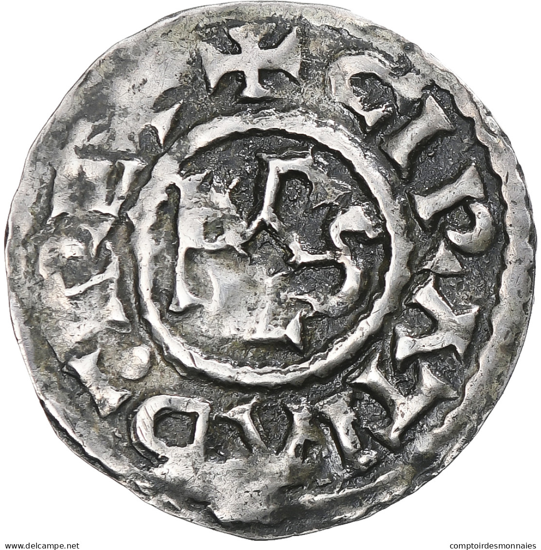 France, Charles II Le Chauve, Denier, 843-877, Arras, TTB, Argent - Altri & Non Classificati