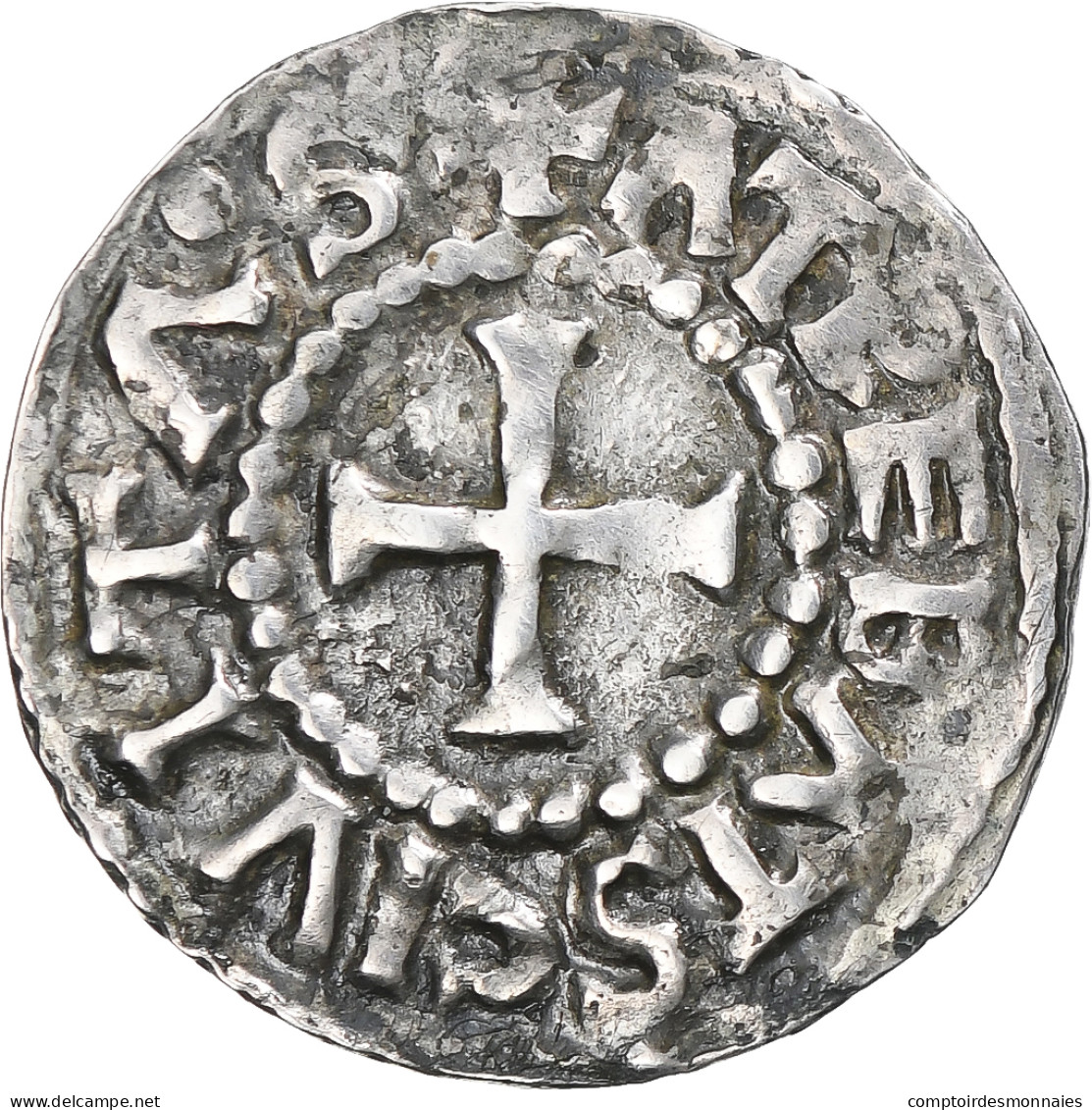 France, Charles II Le Chauve, Denier, 843-877, Arras, TTB, Argent - Altri & Non Classificati