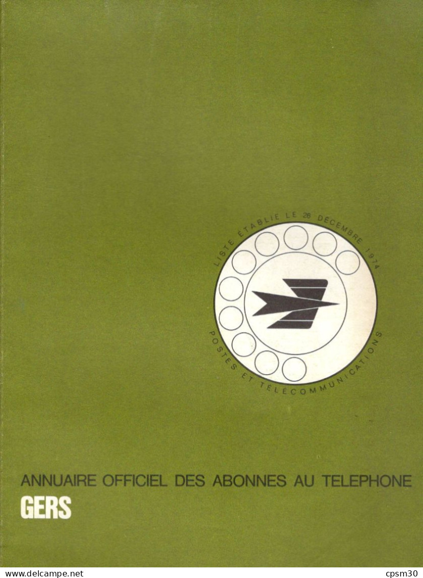 ANNUAIRE - 32 - Département Gers- Année 1961 - Annuaire Officiel Des Postes - 154 Pages - Annuaires Téléphoniques
