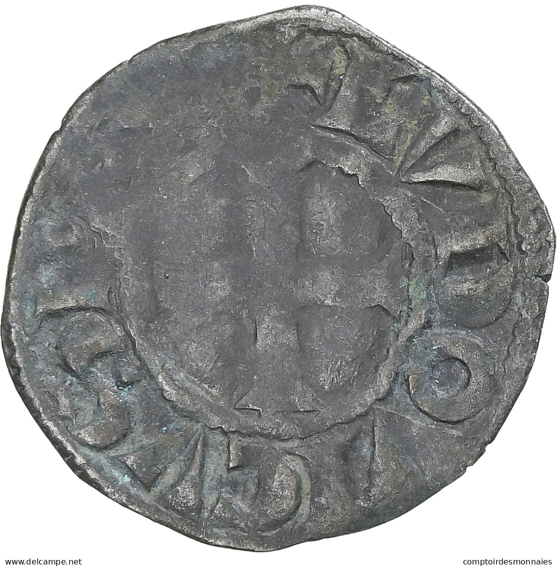 France, Louis VIII-IX, Denier Tournois, TB+, Billon, Duplessy:188 - 1223-1226 Lodewijk VIII De Leeuw