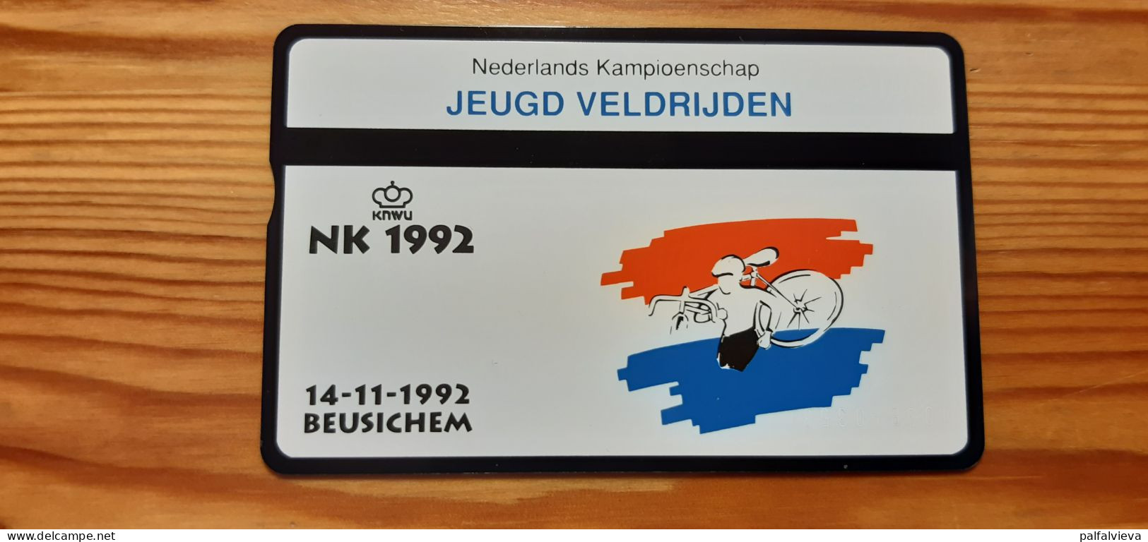 Phonecard Netherlands 109B - Jeugd Veldrijden NK 1992., Bicycle, Bike 1.000 Ex. - Privées