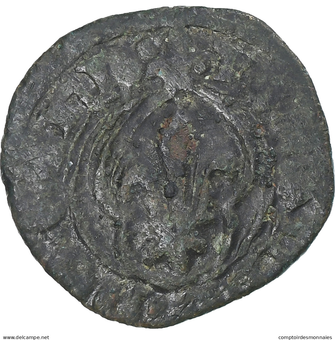 Italie, Denier Tournois, Imitation Italienne ?, TB, Cuivre - Feudal Coins