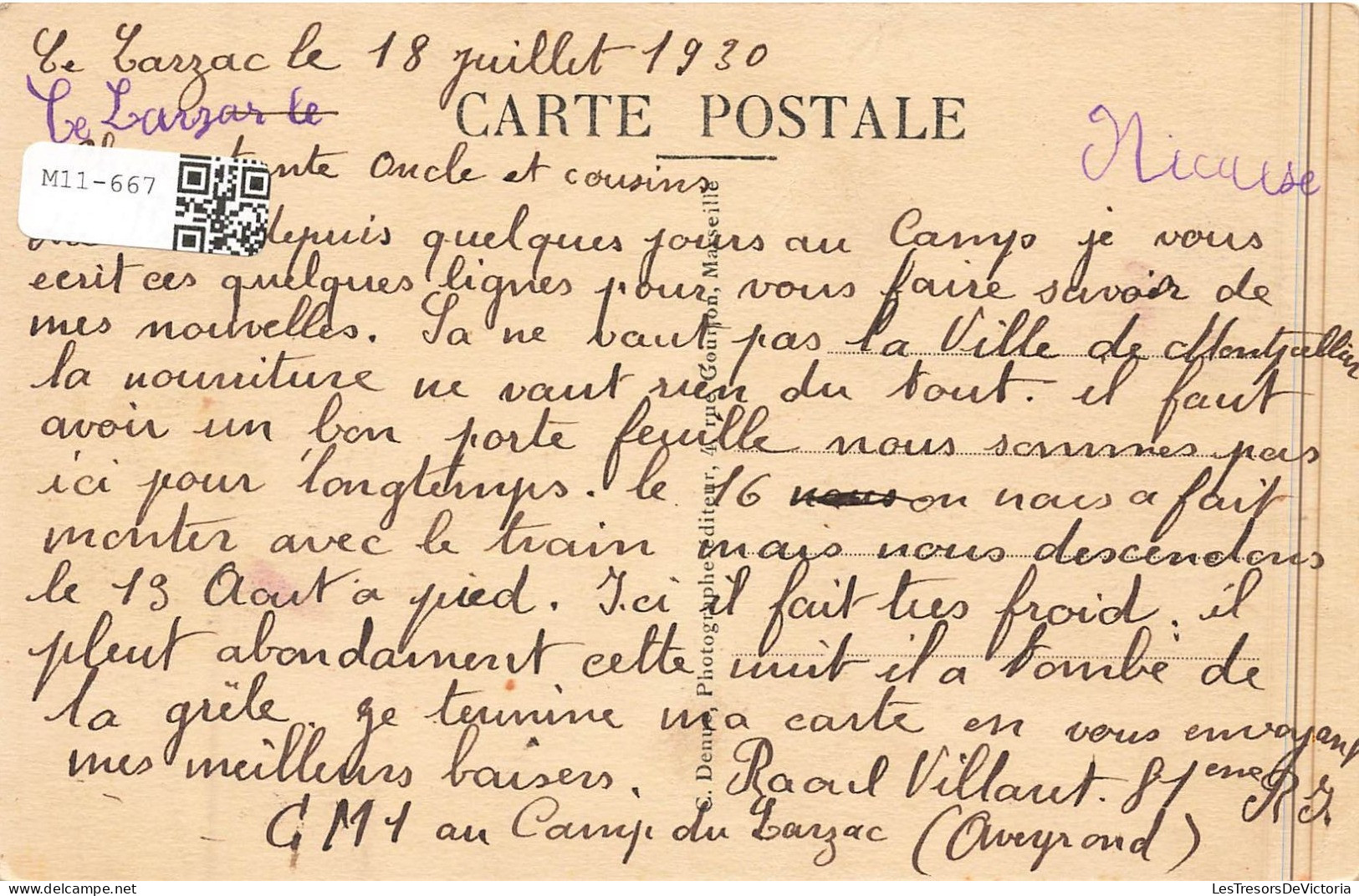 MILITARIA - Les Grande Manoeuvres - Infanterie - Position De Mitrailleuses Pendant Le Tir - Carte Postale Ancienne - Material