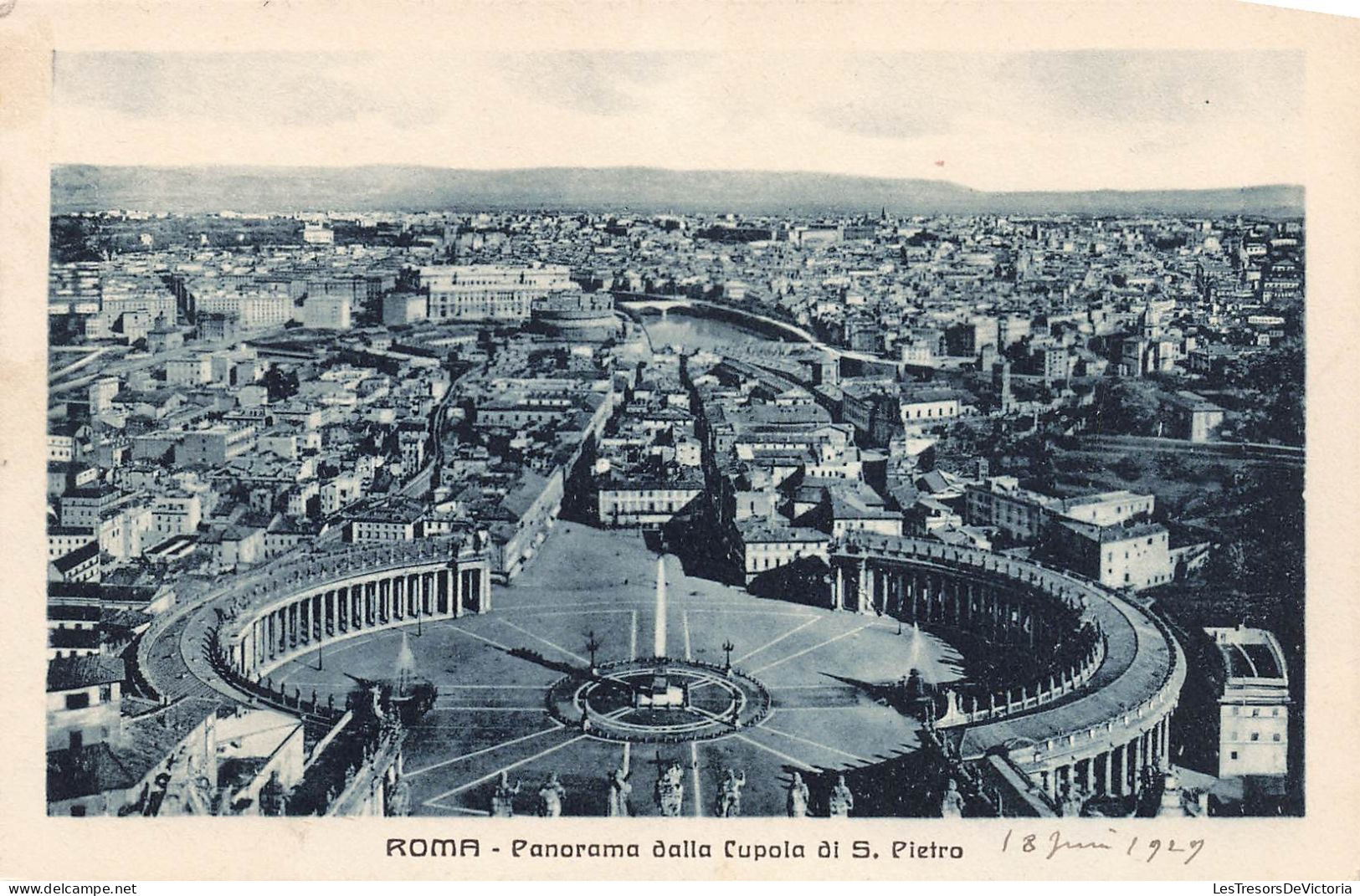 ITALIE - Roma - Panorama - Basilique De Saint Pierre - Carte Postal Ancienne - San Pietro