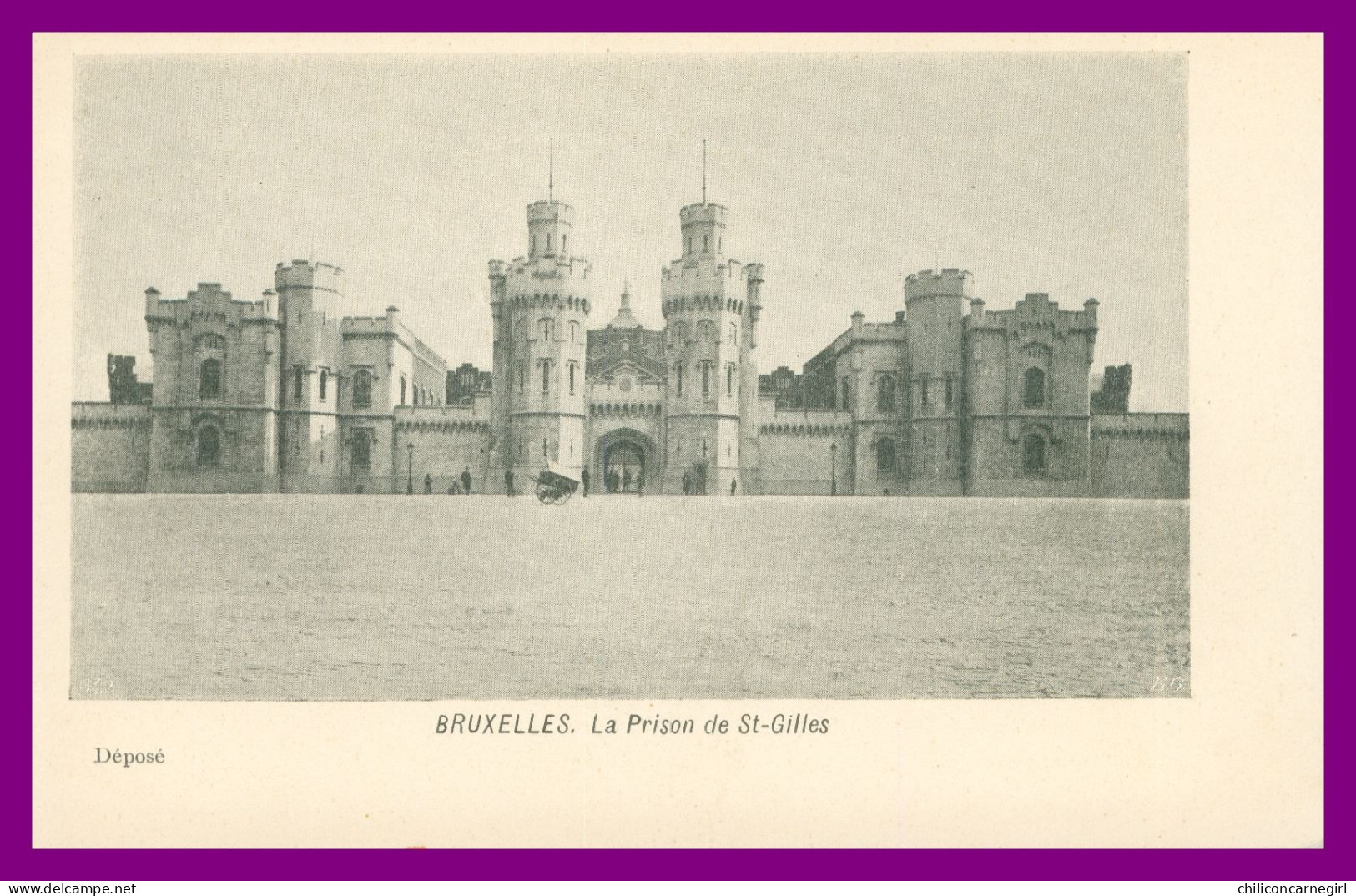 * BRUXELLES - Prison De St Gilles - Saint - Animée - St-Gilles - St-Gillis