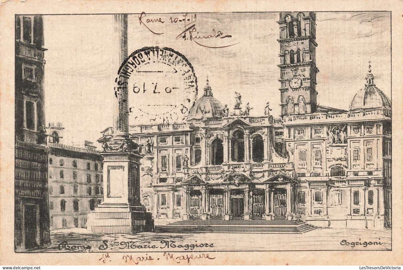 ITALIE - Rome - Basilique Sainte - Marie - Majeure - Carte Postal Ancienne - Chiese