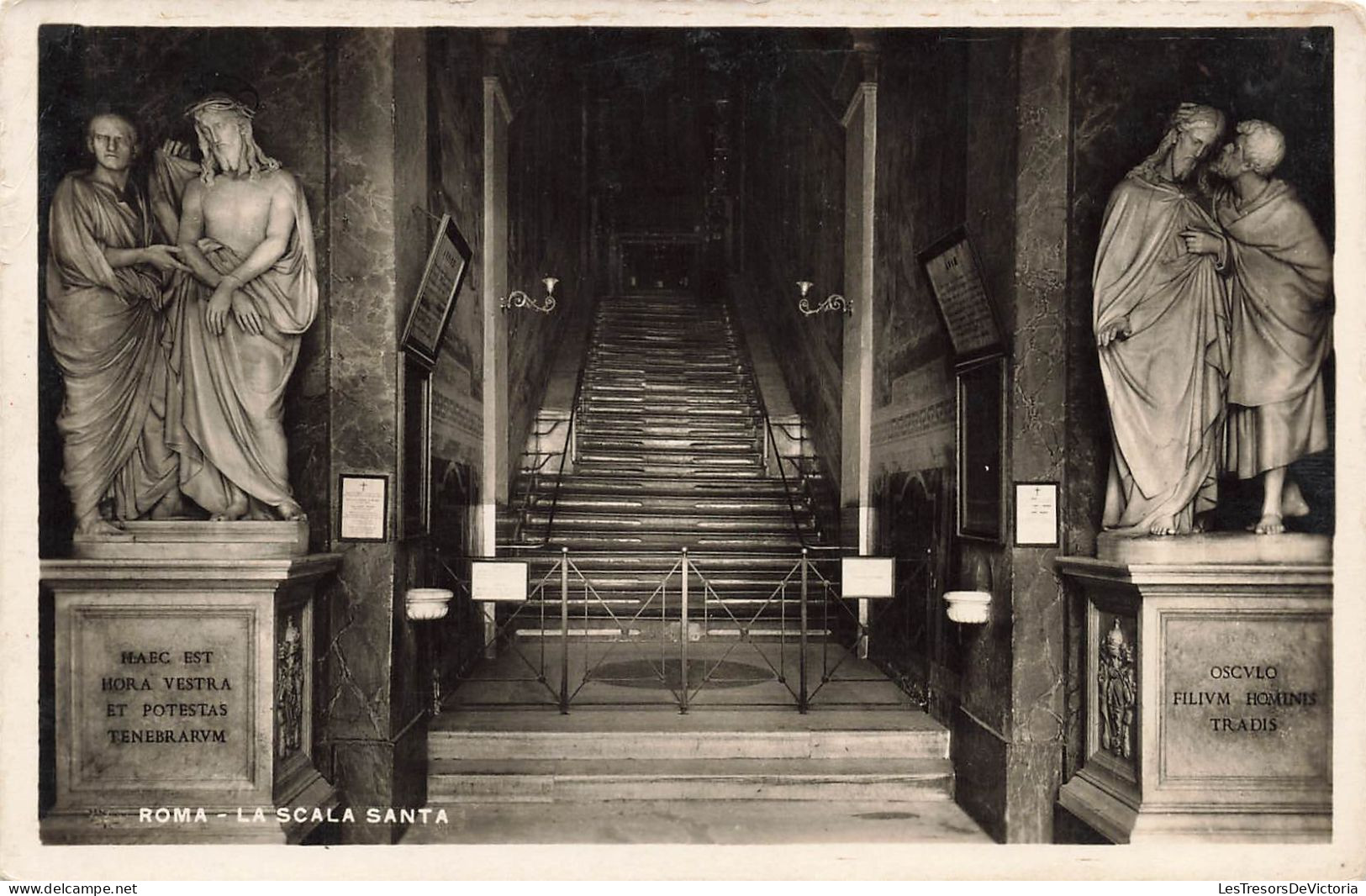 ITALIE - Rome - L'escalier Saint - Carte Postal Ancienne - Otros Monumentos Y Edificios