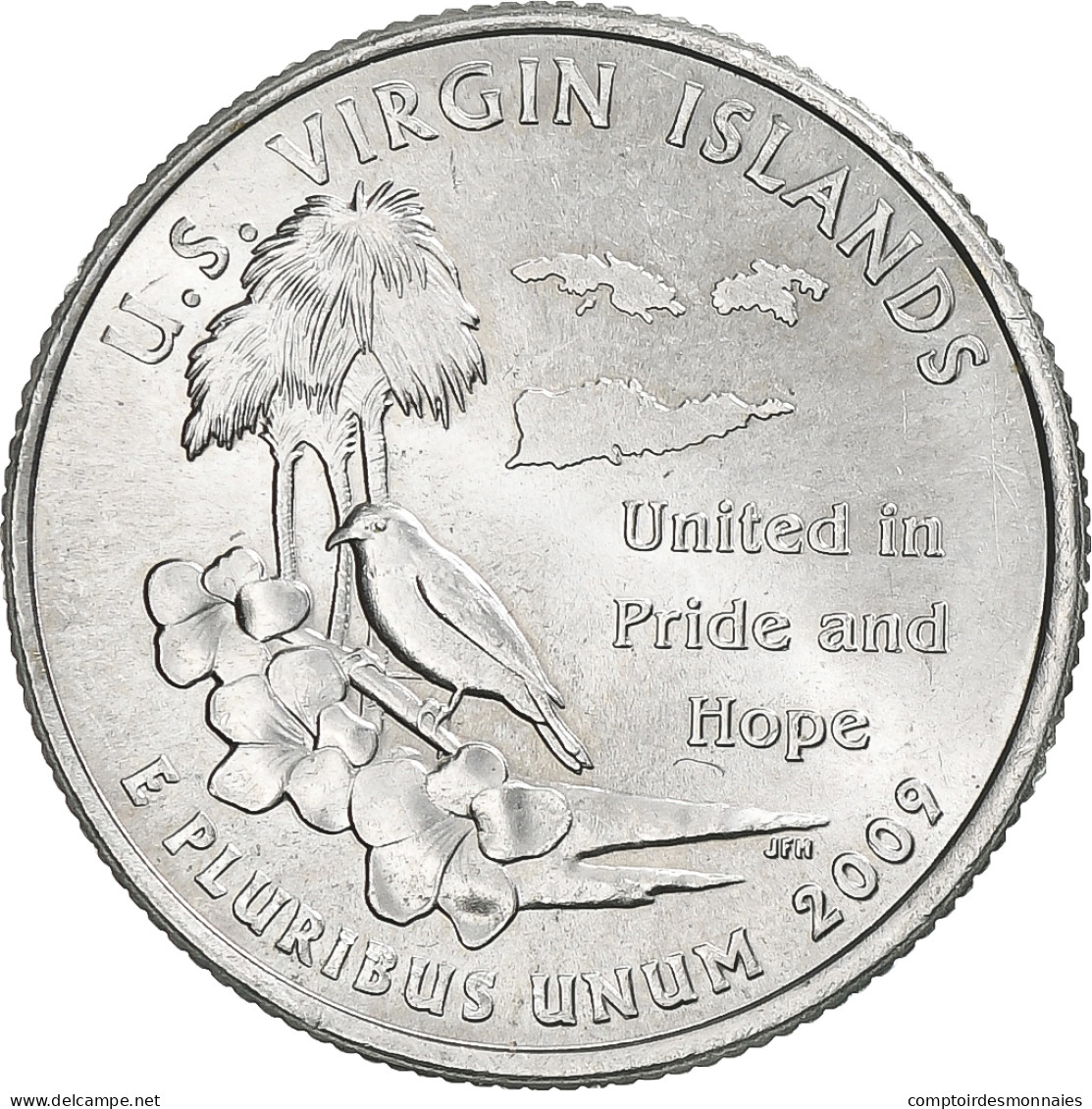 Monnaie, États-Unis, Quarter, 2009, U.S. Mint, Philadelphie, SPL, Cupronickel - Other & Unclassified