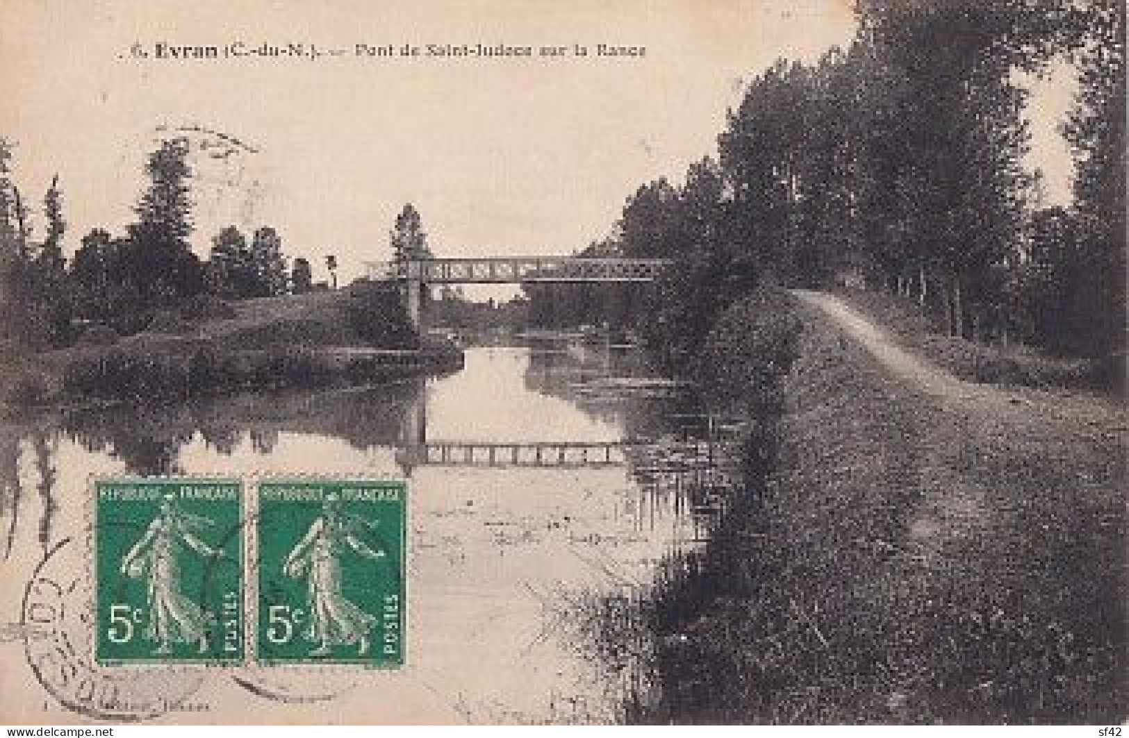 EVRAN                  PONT DE SAINT JUDOCE SUR LA RANCE - Evran