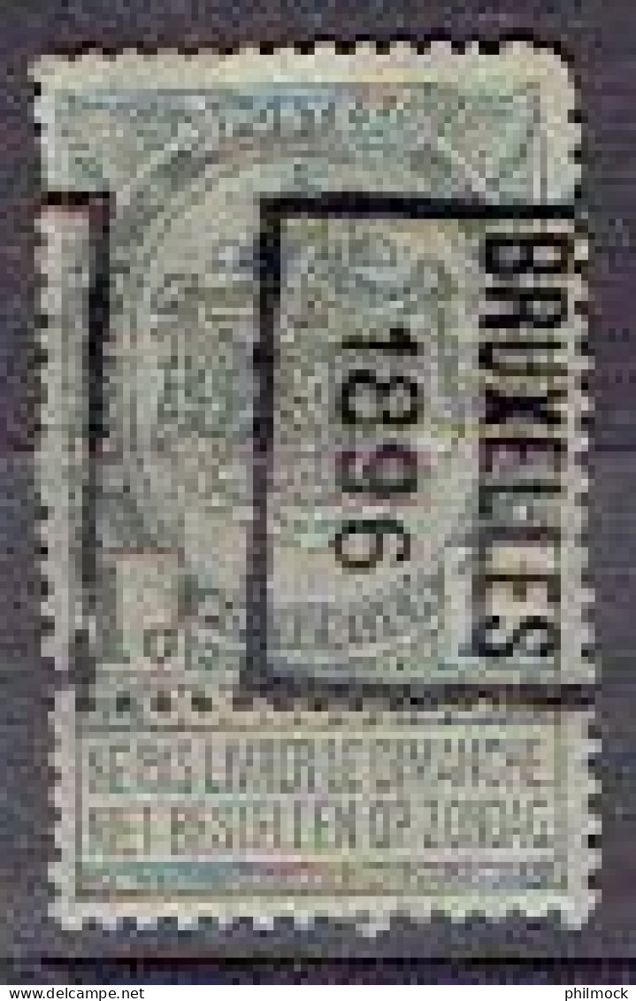 Préo - Voorafgestempelde Zegels 48 B - Bruxelles 1896 -Timbre N°53 - Roller Precancels 1894-99