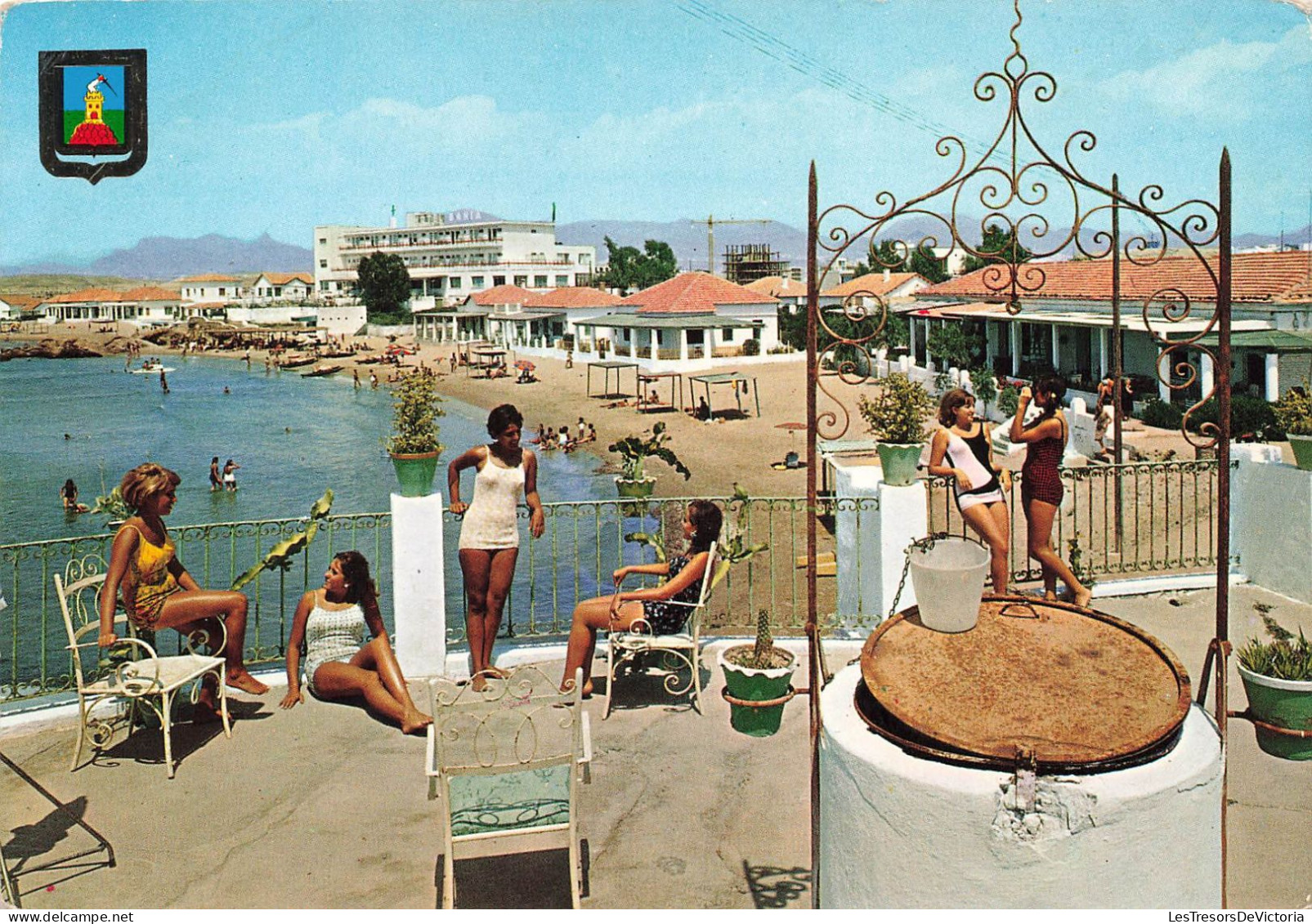 ESPAGNE - Puerto De Mazarrón - Plage De Baie - Colorisé - Animé - Carte Postal - Murcia