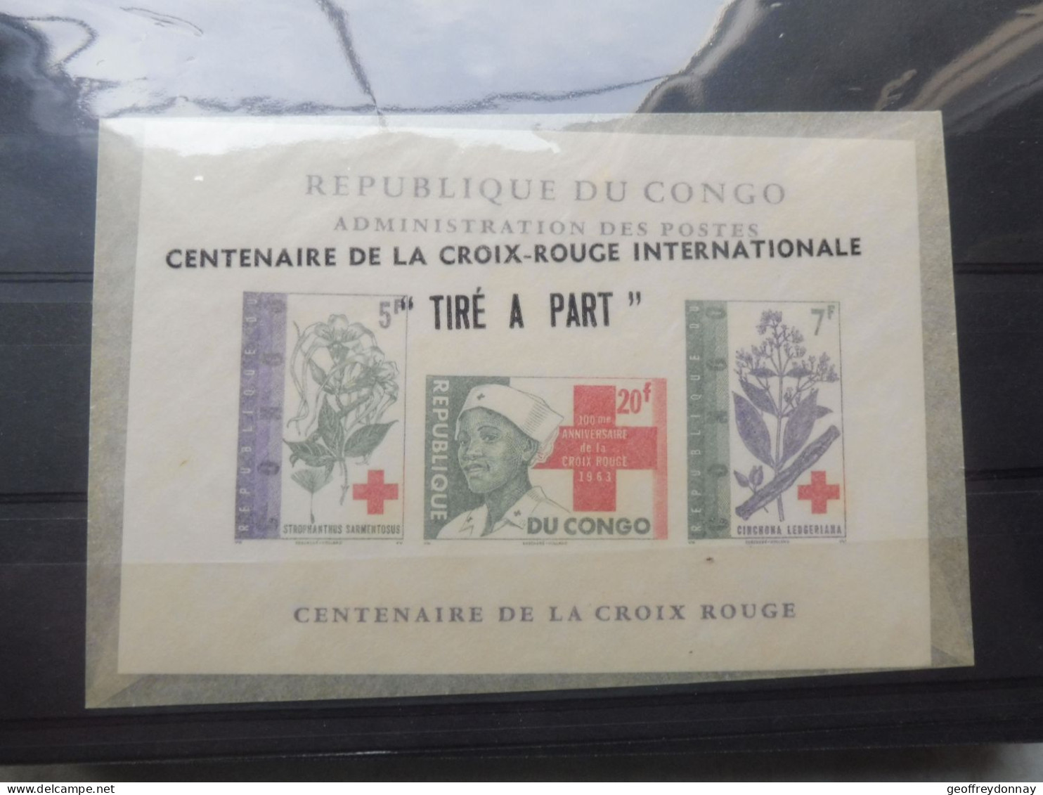Republique Du Congo  495/502 Mnh Neuf ** Parfait Perfect Croix Rouge Roode Kruis Feuillet De Luxe LX Lx 499 - Unused Stamps