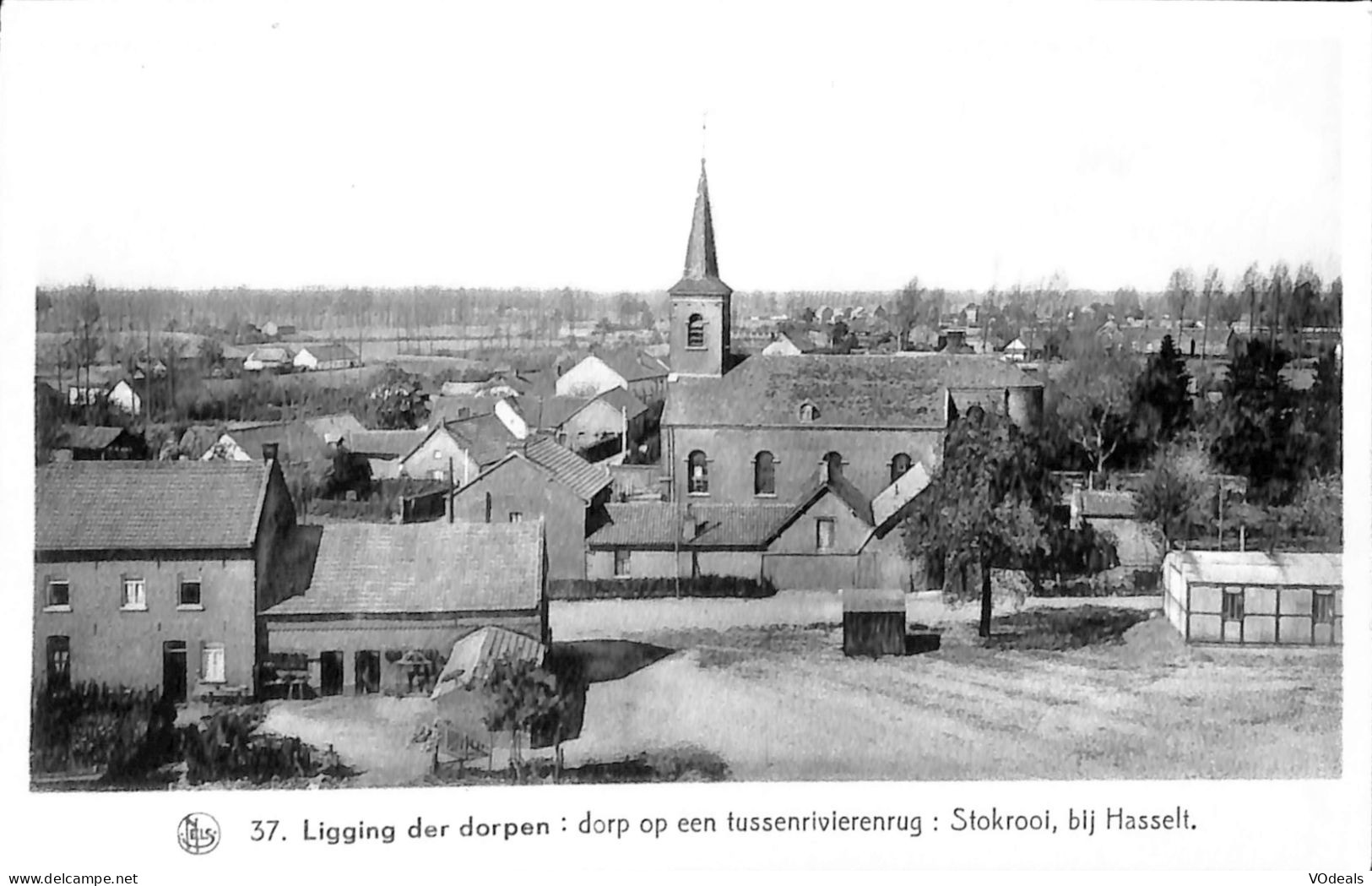 Belgique -  Limbourg - Ligging Der Dorpen - Dorp Op Een Tussenvierenrug - Hasselt