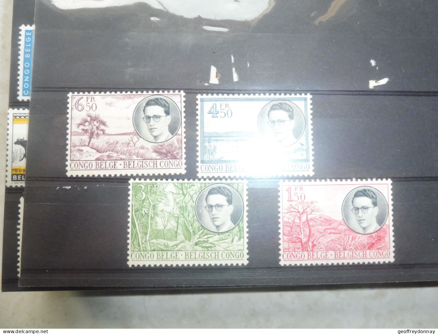 Congo Belge Belgisch  333/336  Mnh Neuf ** Parfait Perfect  1955 Baudouin Boudewijn - Unused Stamps