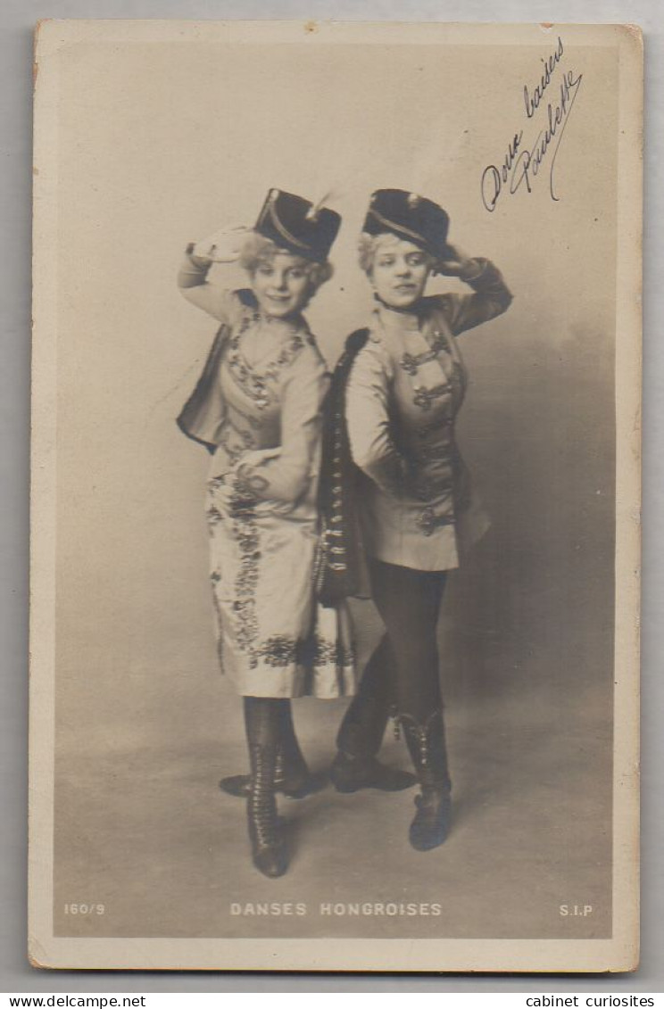 DANSES HONGROISES - 1904 - Danseuses - Artistes - Danse - Costumes - Carte Photo - Danse