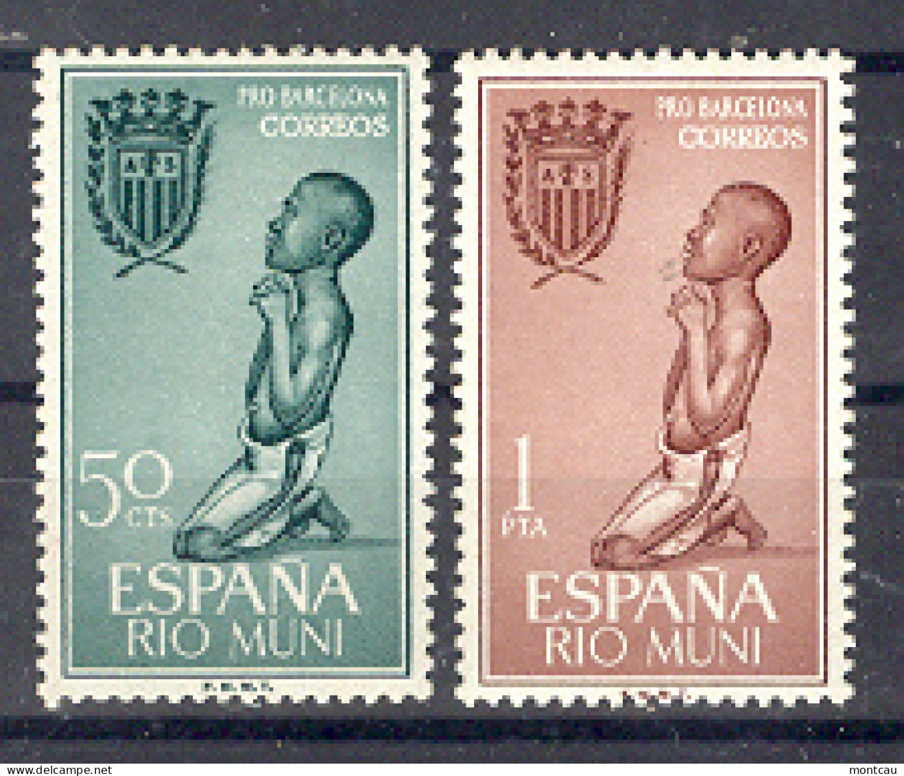 Rio Muni 1963 - Pro Barcelona Ed 40-41 (**) - Rio Muni