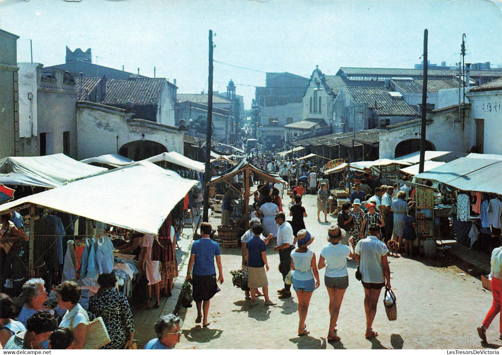 ESPAGNE - Calella - Marché - Animé - Colorisé - Carte Postale - Barcelona