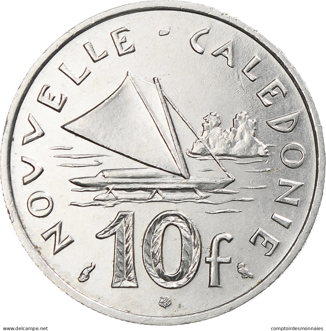 Nouvelle-Calédonie, 10 Francs, 1967, Paris, Nickel, SUP, KM:5 - Nuova Caledonia