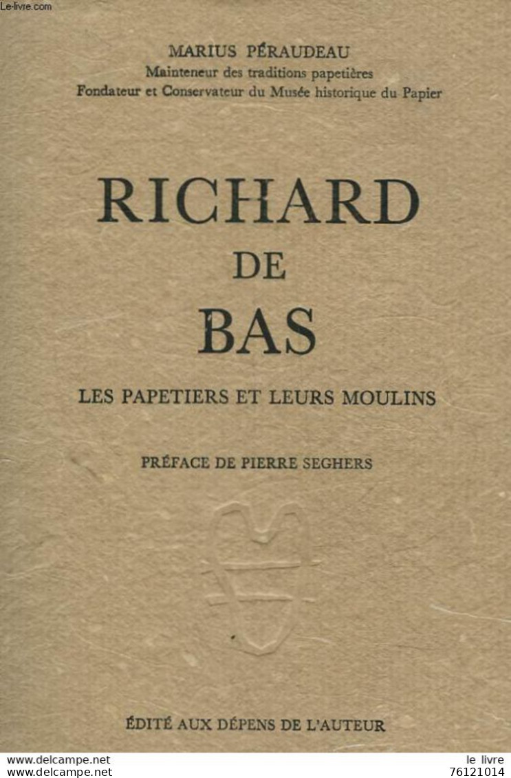 Richard De Bas Ambert (Auverge Papèterie) - Auvergne