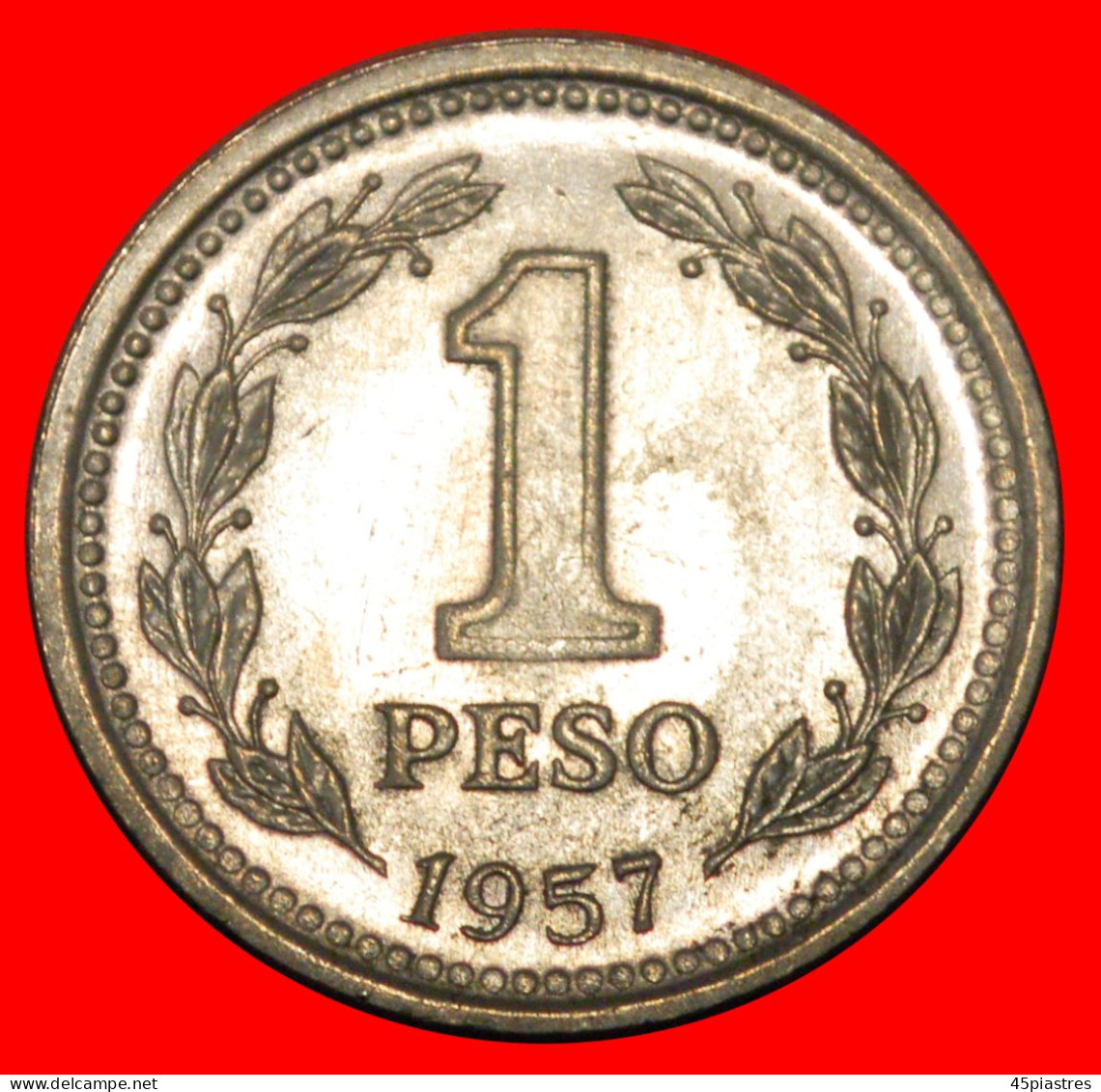 * STARS (1957-1962): ARGENTINA  1 PESO 1957! · LOW START · NO RESERVE! - Argentine