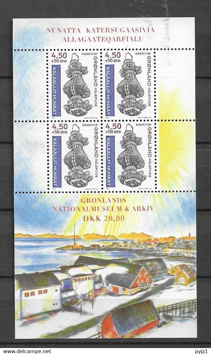 1999 MNH  Greenland, Block 16 Postfris** - Blocs