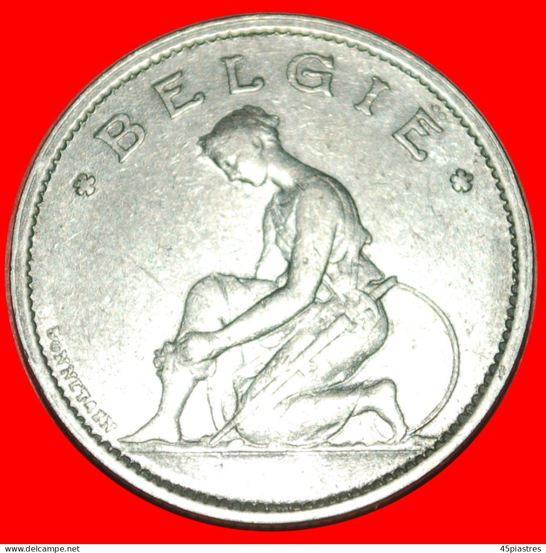 * DUTCH LEGEND (1922-1935): BELGIUM  1 FRANC 1929! ALBERT I (1909-1934) · LOW START · NO RESERVE! - 1 Franc