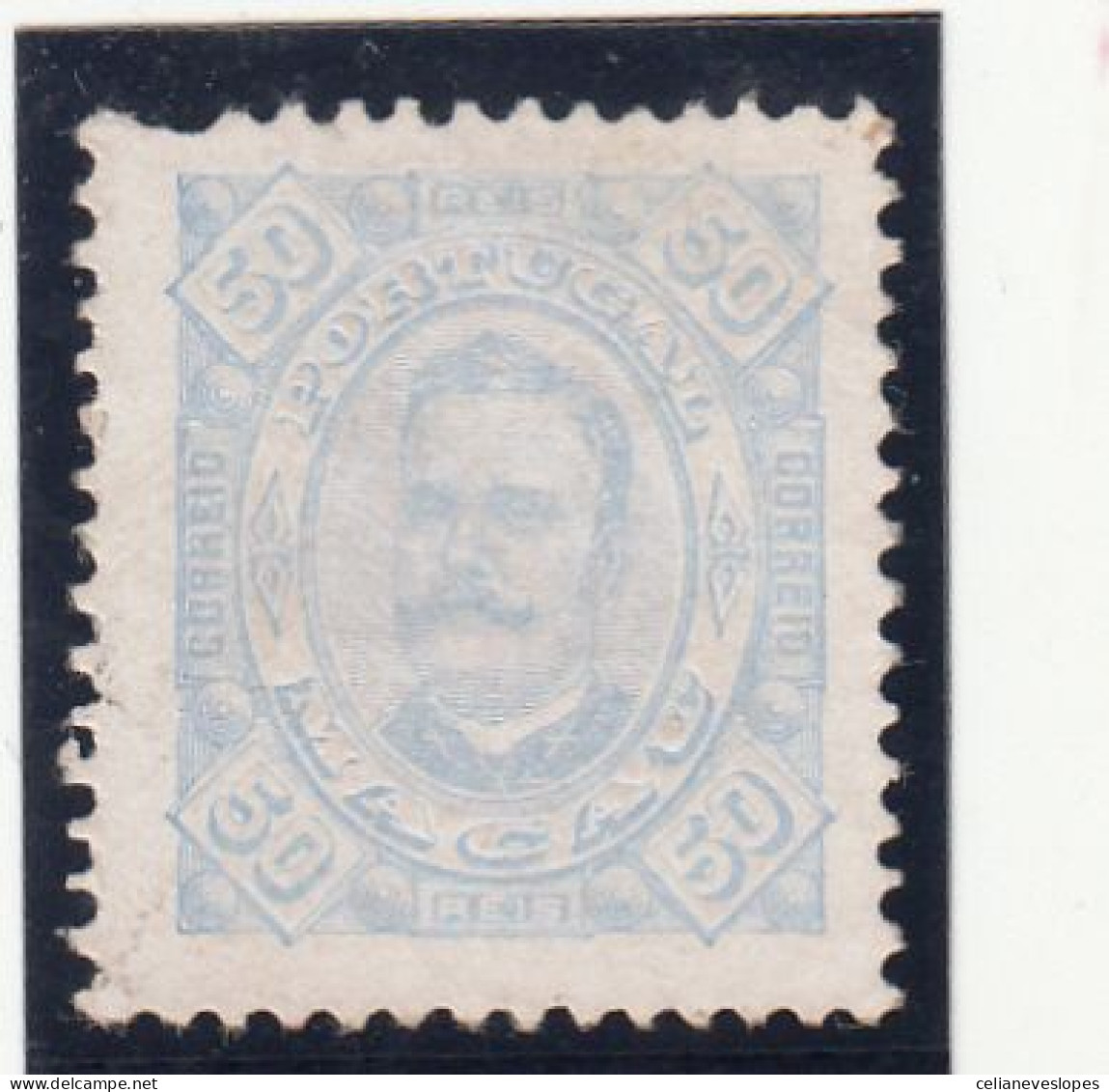 Macau, Macao, D. Carlos I, 50 R. Azul D13 1/2, 1893/94, Mundifil Nº 52 MNGAI - Used Stamps