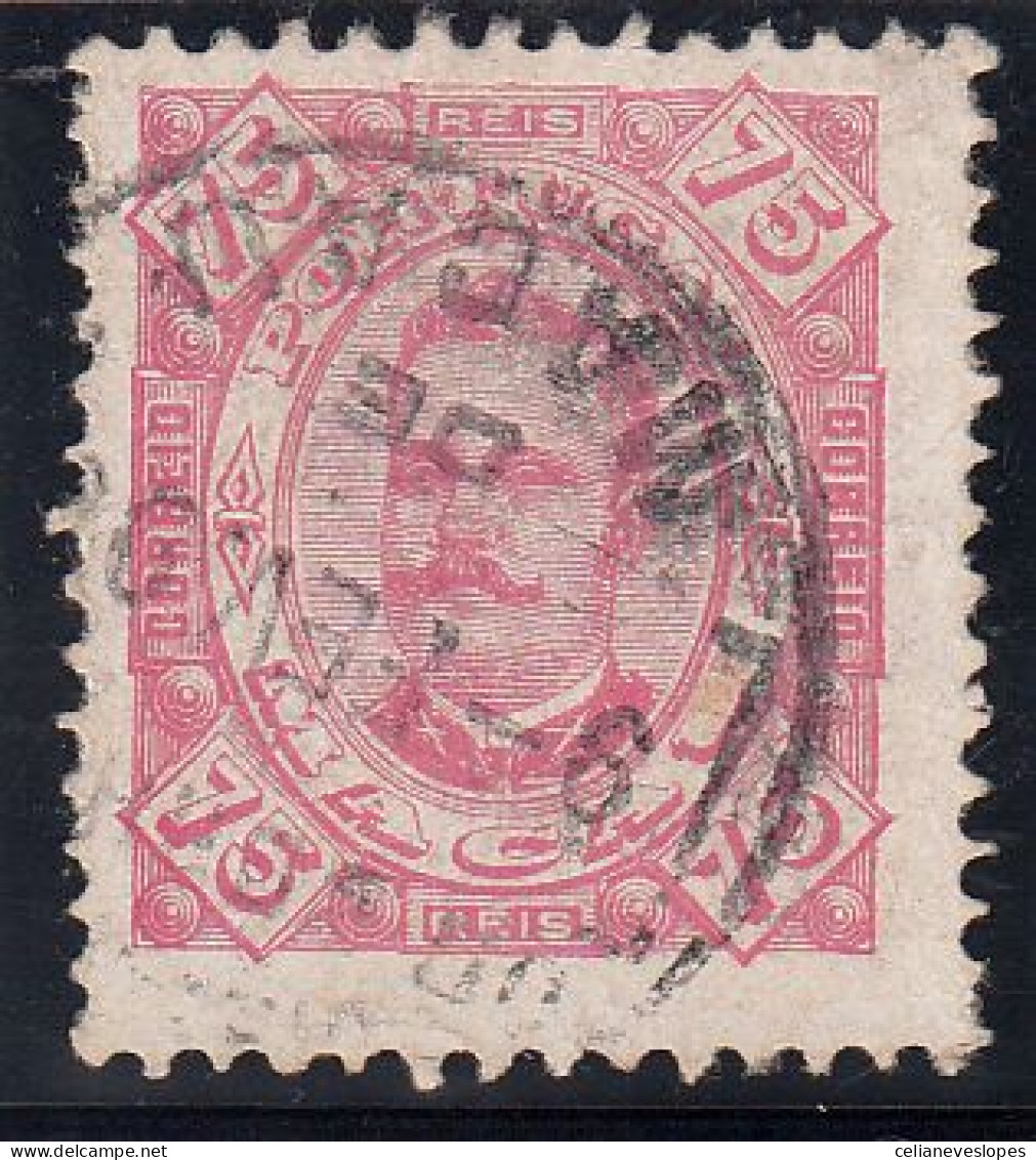 Macau, Macao, D. Carlos I, 75 R. Carmim, 1893/94, Mundifil Nº 53 Used - Used Stamps