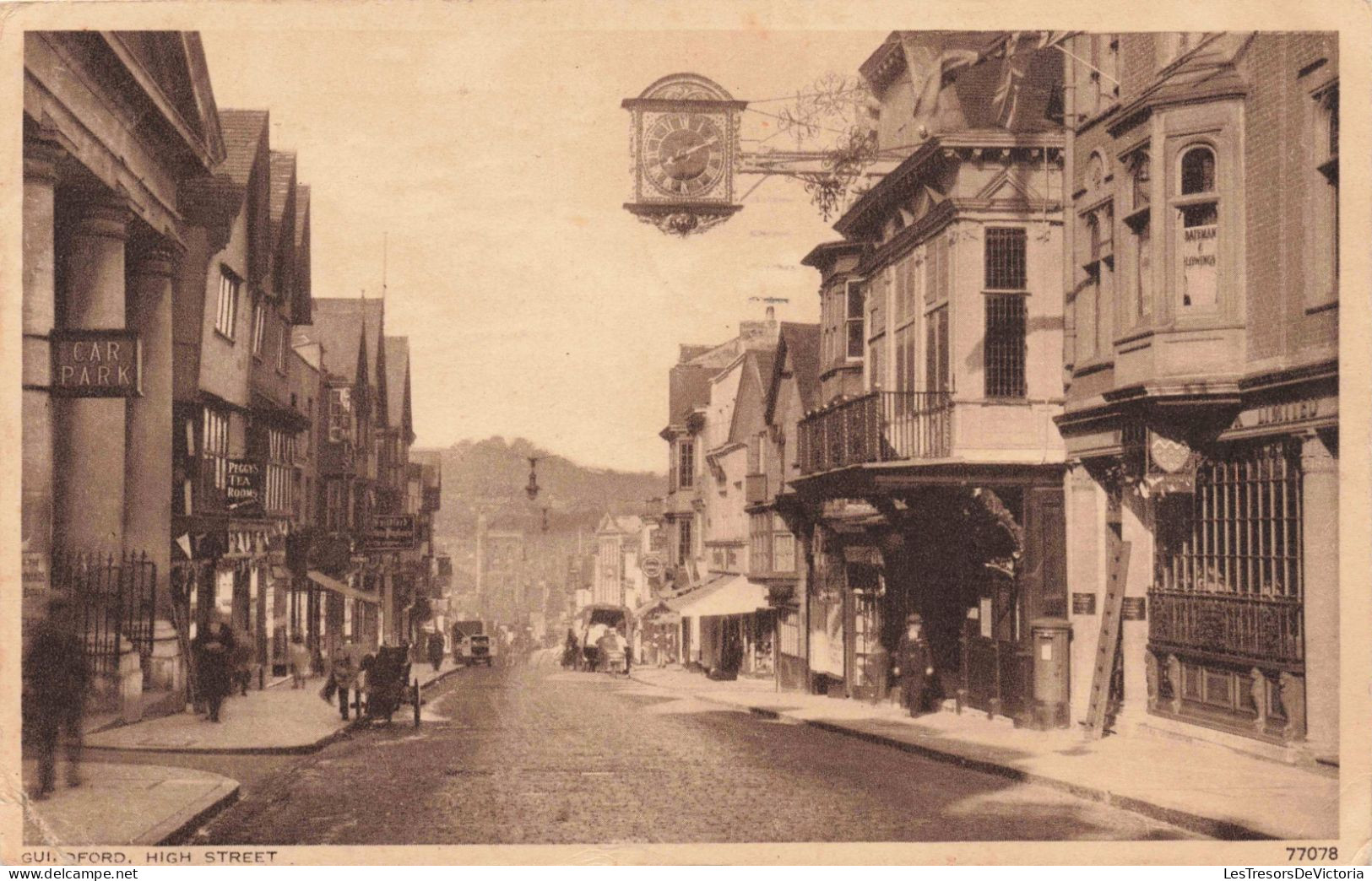 ROYAUME-UNI - Angleterre - Guildford - Grande Rue - Animé - Carte Postale Ancienne - Surrey