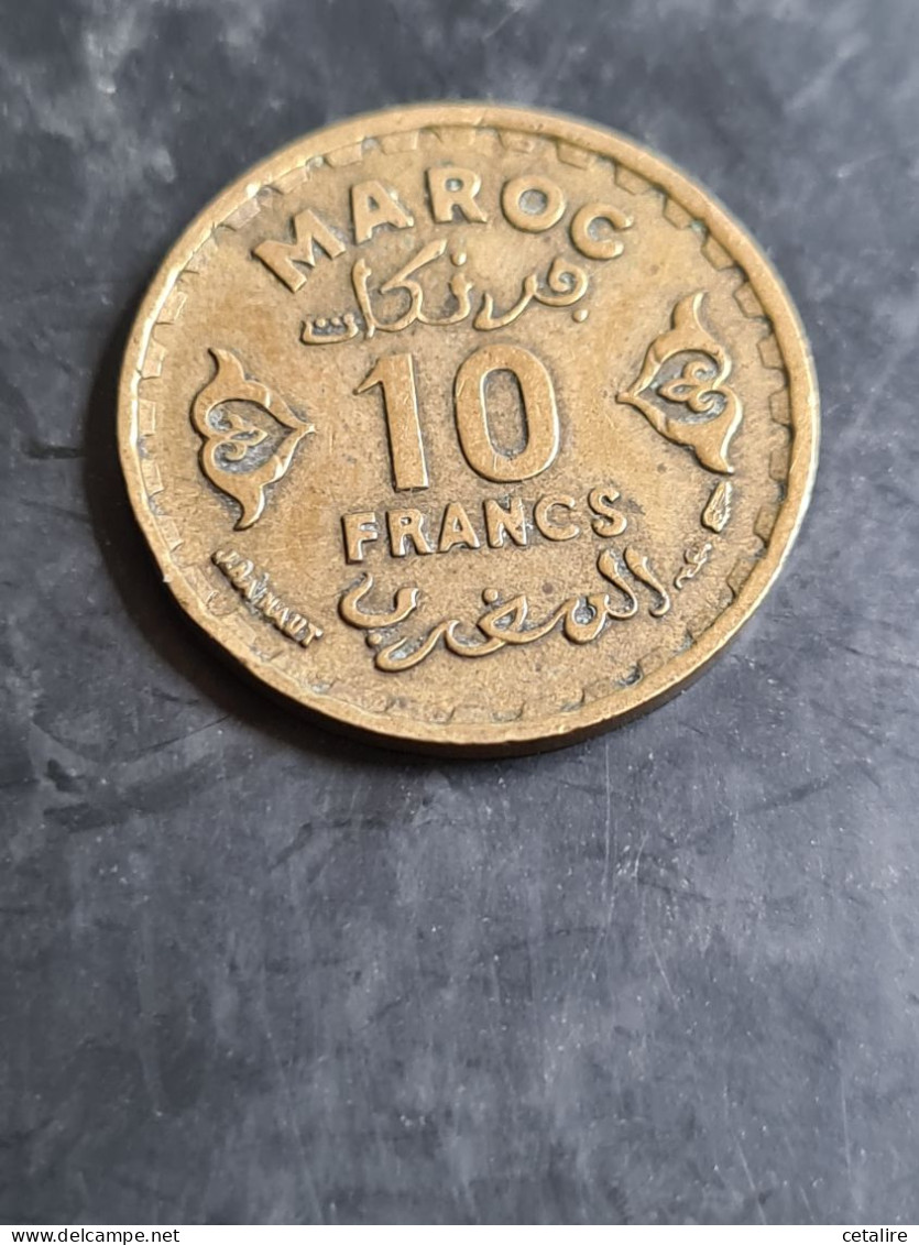 Maroc 10 Francs 1952  SPL - Maroc