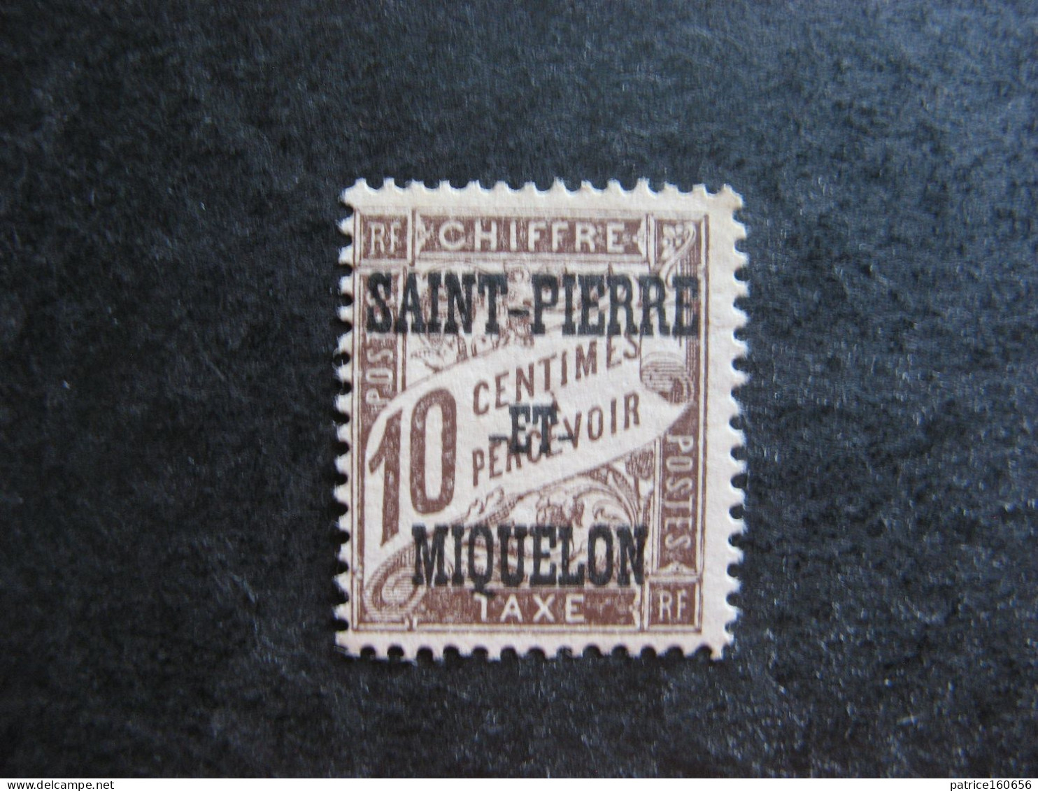 Saint Pierre Et Miquelon: TB Taxe  N°11, Neuf X. - Portomarken