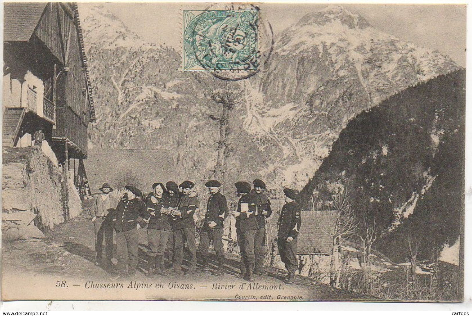 38 Chasseurs Alpins En Oisans - RIVIER D'ALLEMONT - Allemont