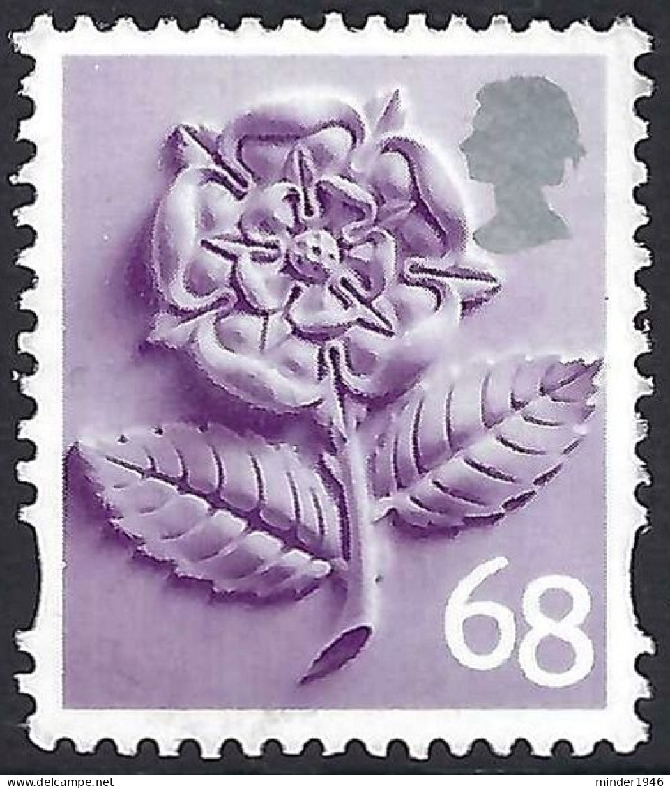 GREAT BRITAIN 2003 QEII 68p Deep Reddish Lilac & Silver SGEN16 FU - England